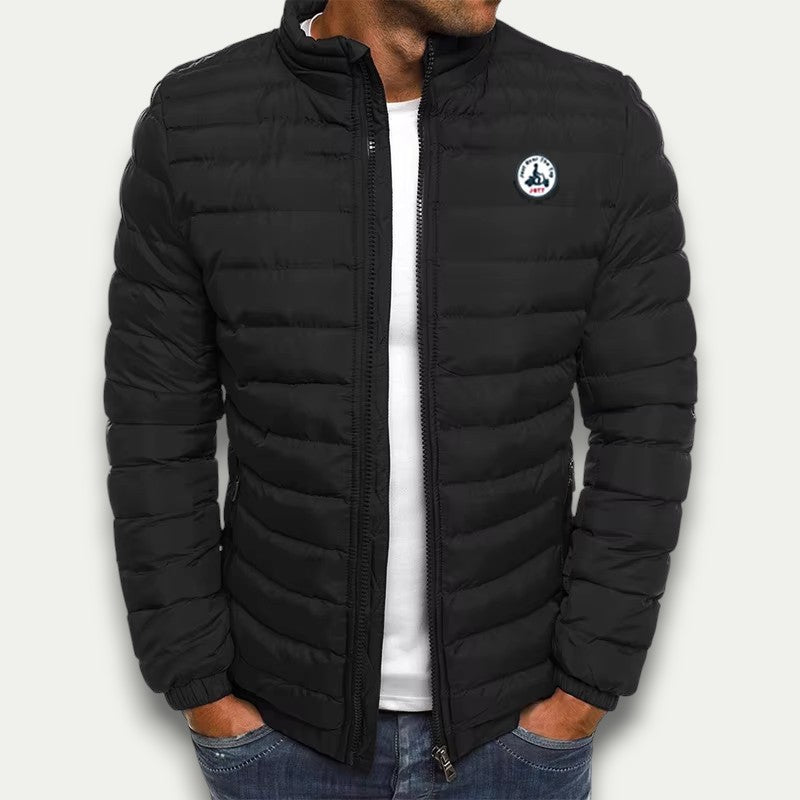Men's Lightweight Hooded Padded Jacket | Packable Winter Jacket for Commuting