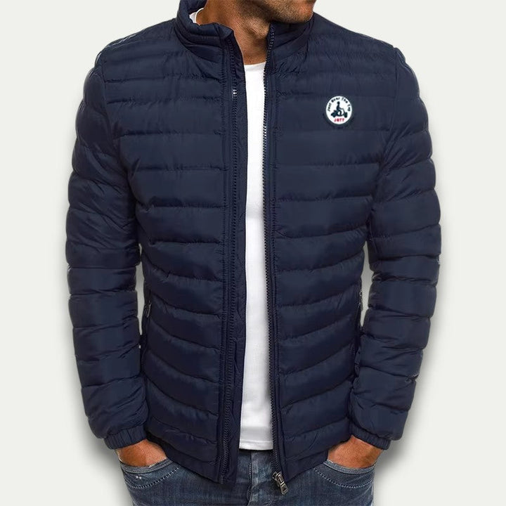 Men's Lightweight Hooded Padded Jacket | Packable Winter Jacket for Commuting