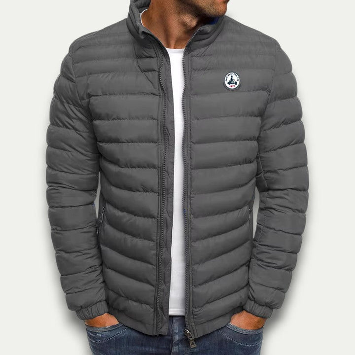 Men's Lightweight Hooded Padded Jacket | Packable Winter Jacket for Commuting