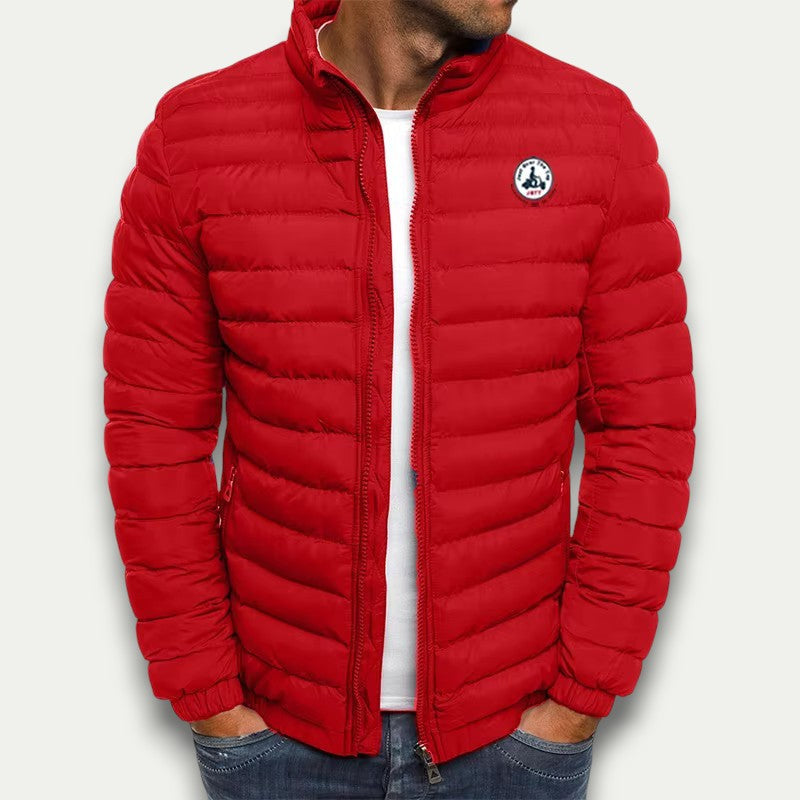Men's Lightweight Hooded Padded Jacket | Packable Winter Jacket for Commuting