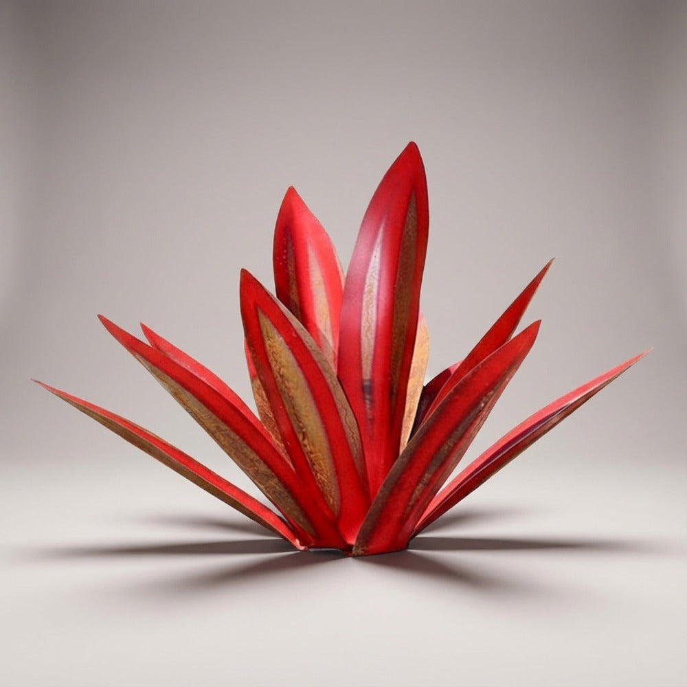 Agavelle garden ornament in Red finish