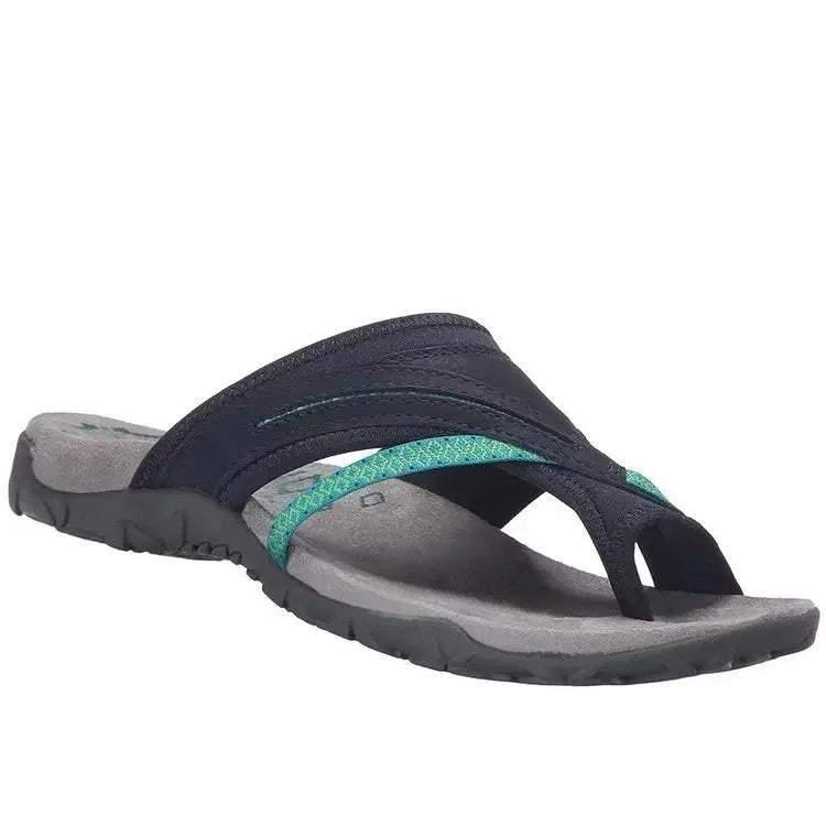 Side profile of Women's Stylish Orthopaedic Sandal highlighting slip-resistant outsole and supportive arch design
