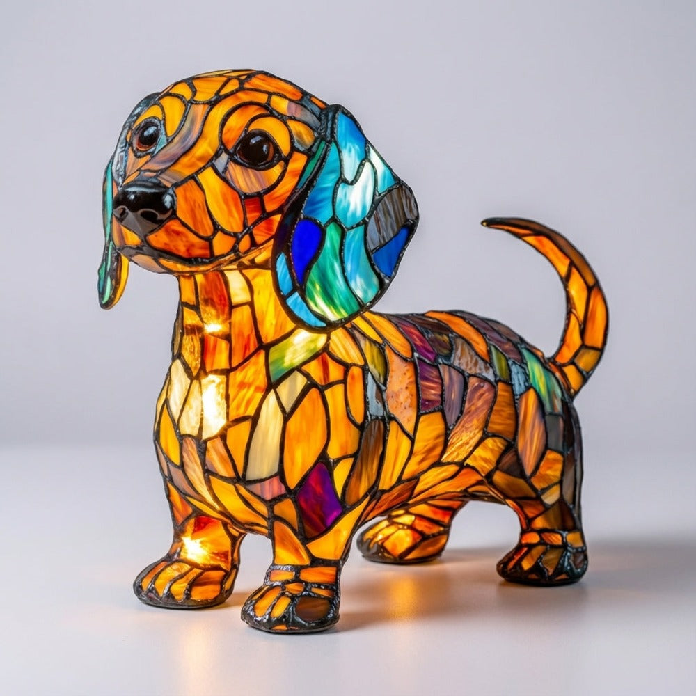 Aurapup decorative animal accent lamp - Dachshund design