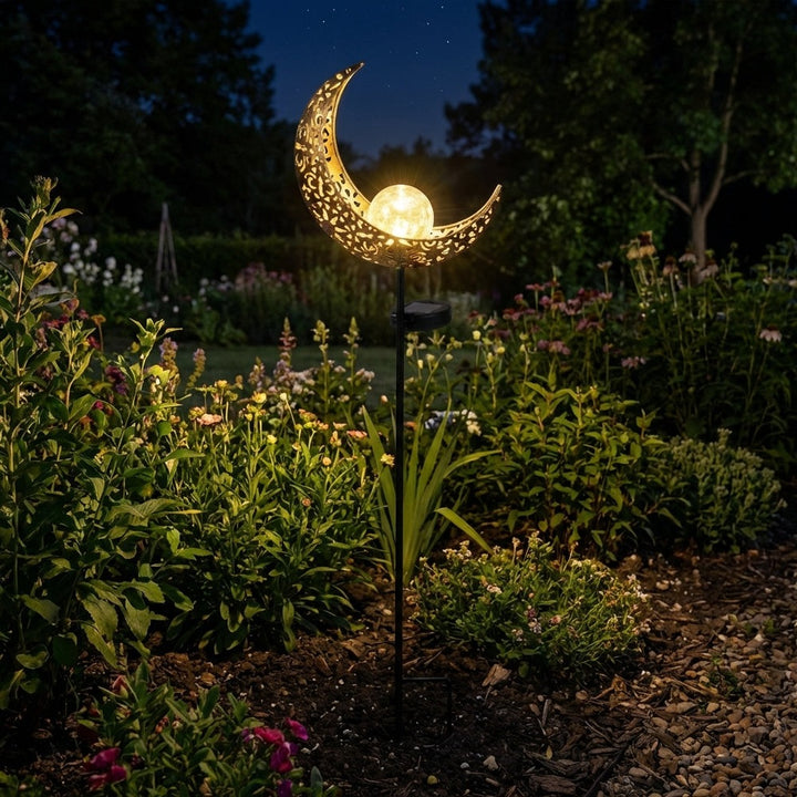 Aureaflare artistic outdoor path light - Moon design