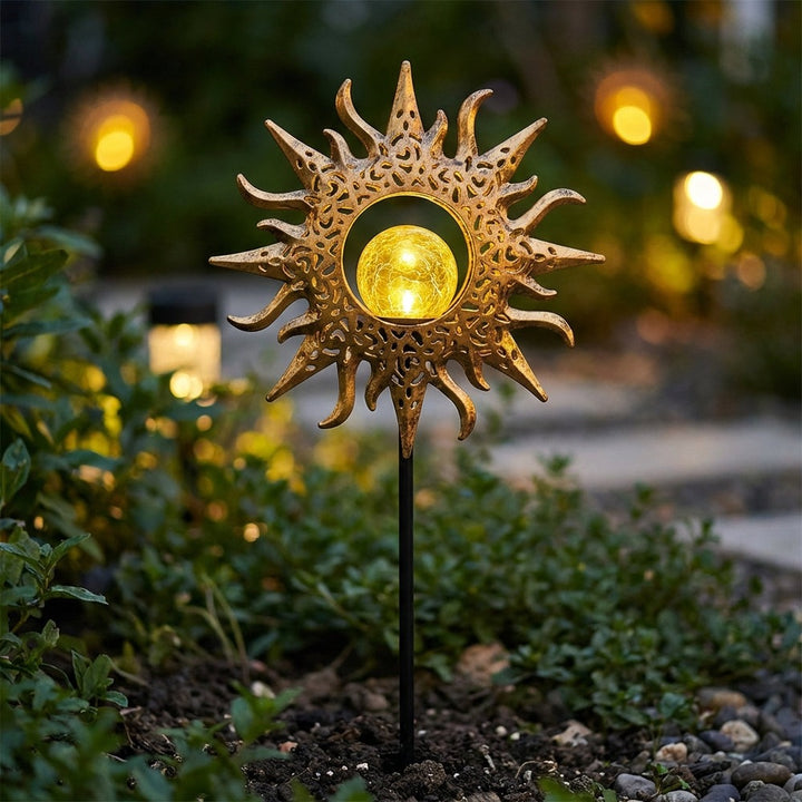 Aureaflare artistic outdoor path light - Sun design
