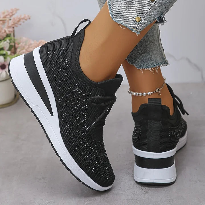 Premium Comfortable Orthopedic Shoes worn on foot demonstrating supportive fit and everyday styling