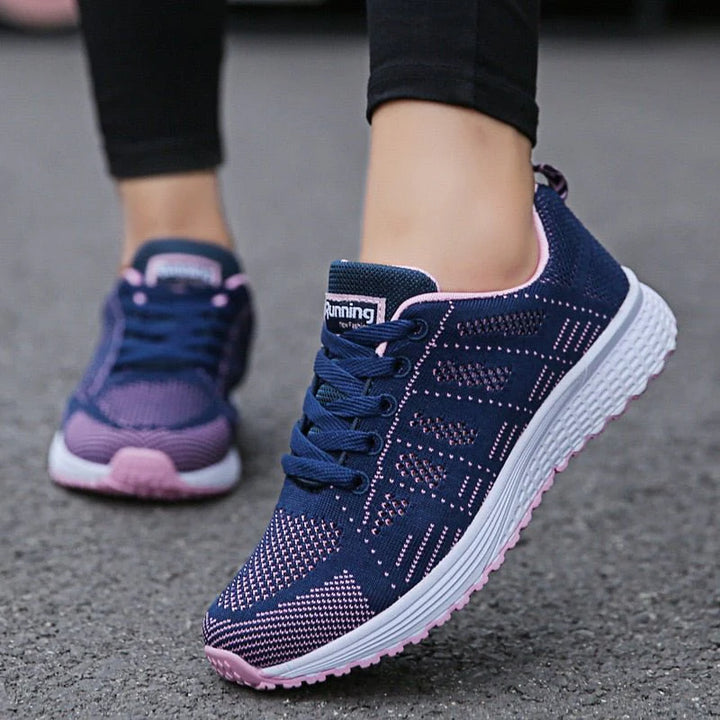 Women's trainers with wide fit design ideal for all-day comfort and support