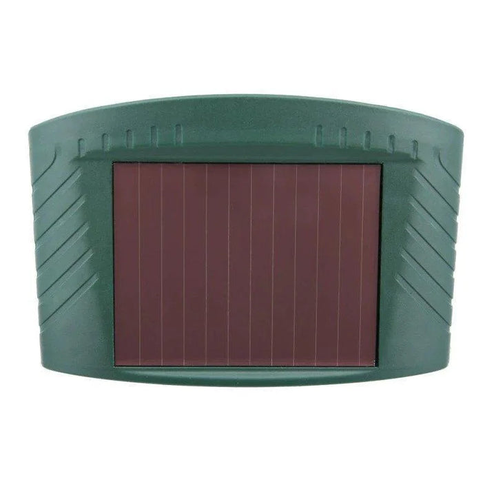Weather-resistant deer deterrent device with passive infrared sensor and ultrasonic technology
