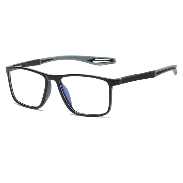 Sport Ultra-Light Anti-Blue Light Progressive Glasses full frame view on textured background