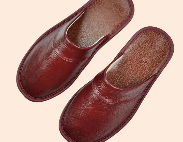 Men's Slip-On Mule Slippers with Lined Footbed | Indoor Slippers for Autumn and Winter
