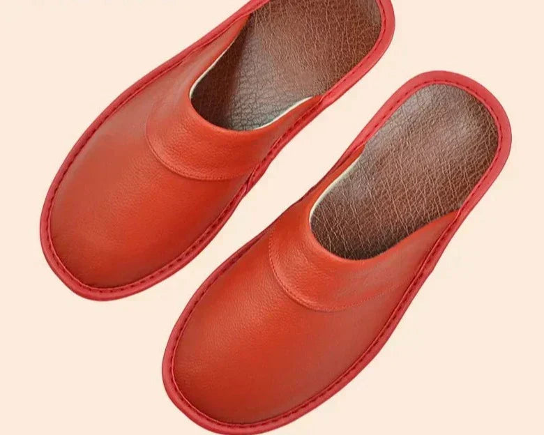 Men's Slip-On Mule Slippers with Lined Footbed | Indoor Slippers for Autumn and Winter