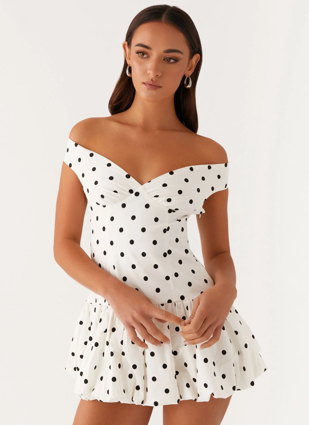 polka dot peplum dress Polka Dot Mini Dress