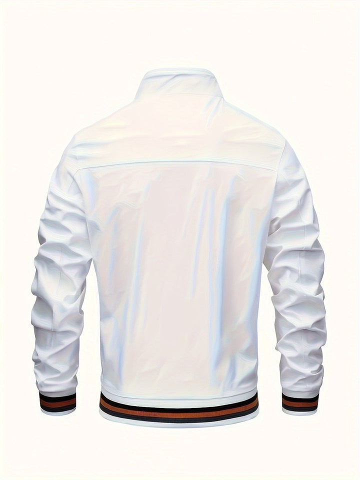Men's windproof baseball collar jacket
