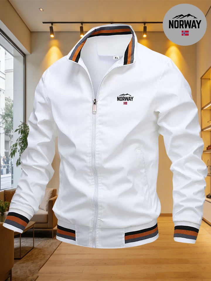Men's windproof baseball collar jacket