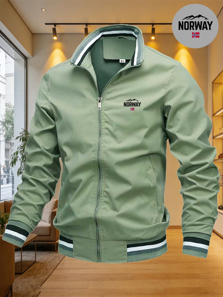 Men's windproof baseball collar jacket