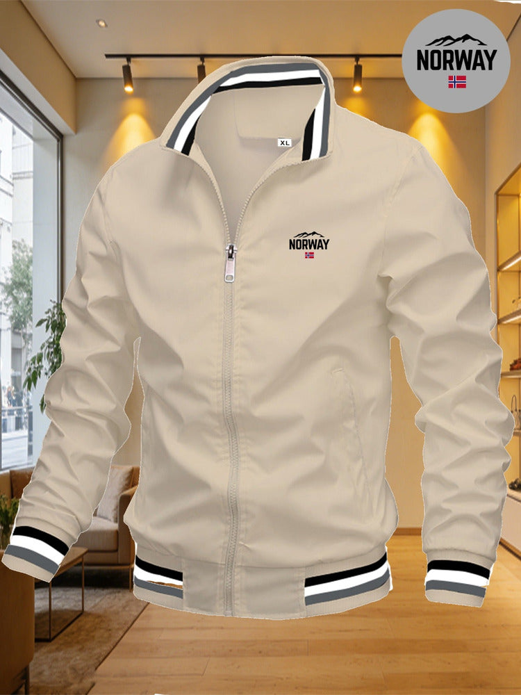 Men's windproof baseball collar jacket