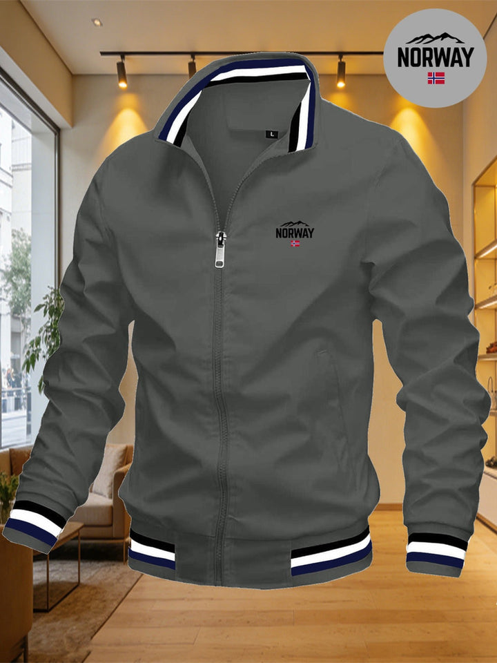 Men's windproof baseball collar jacket