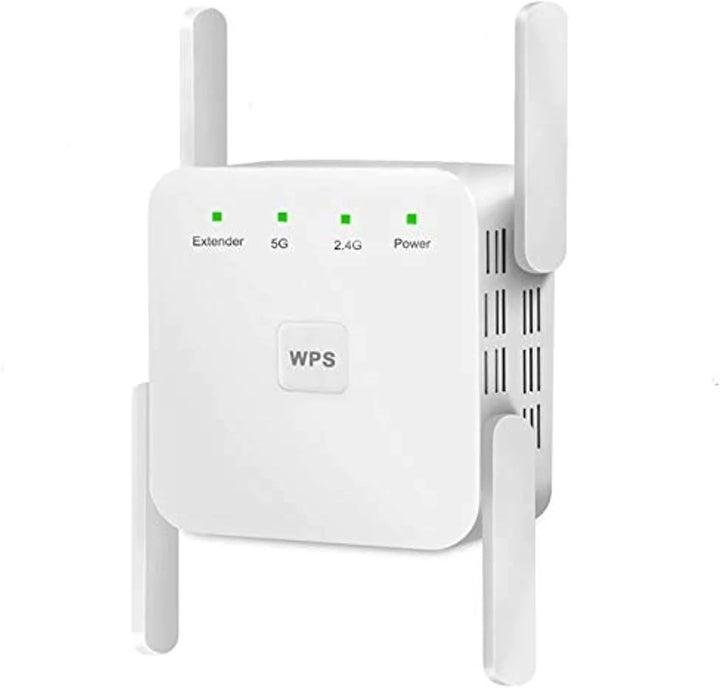 Wireless access point extender compatible with all standard routers and major networking brands