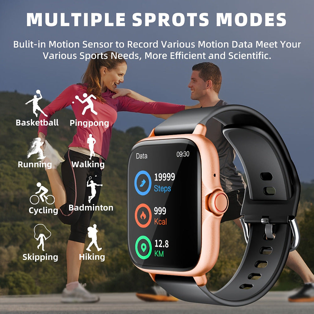 Smart watch with 1.83-inch full touch screen in nine colours