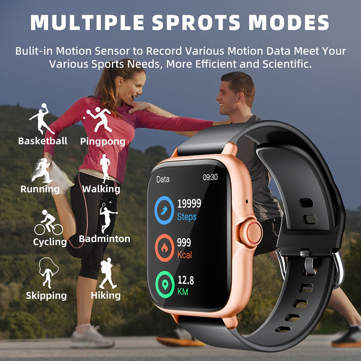 Smart watch with 1.83-inch full touch screen in nine colours