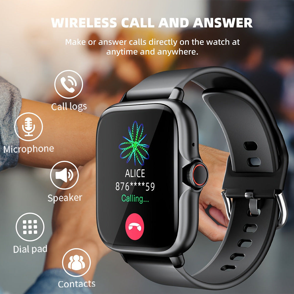 Smart watch with 1.83-inch full touch screen in nine colours