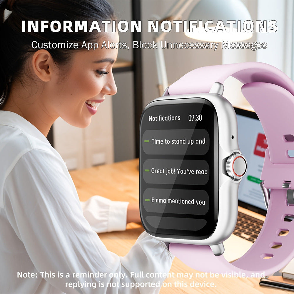Smart watch with 1.83-inch full touch screen in nine colours