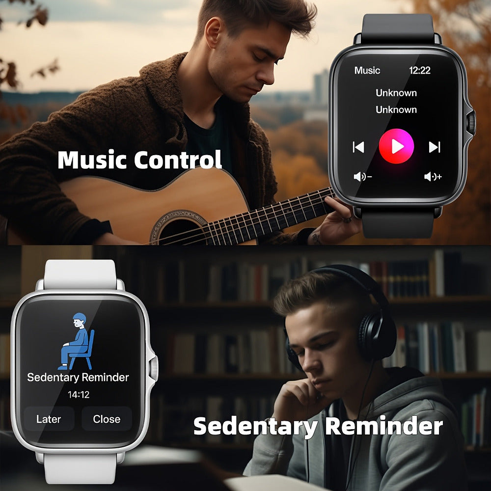 Smart watch with 1.83-inch full touch screen in nine colours