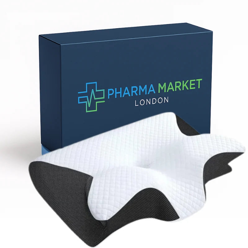 Contoured memory foam pillow with breathable materials for fresh, comfortable sleep