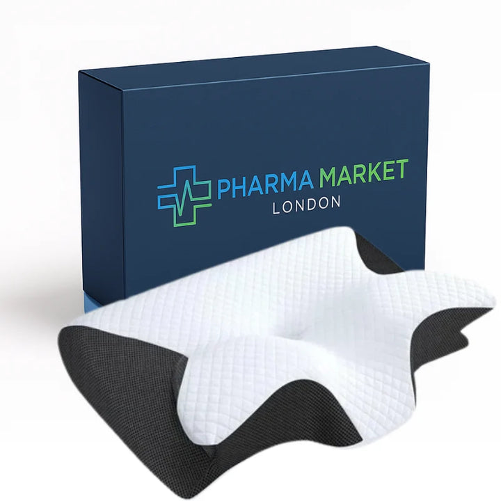Contoured memory foam pillow with breathable materials for fresh, comfortable sleep