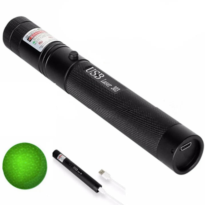 Aerospace-grade aluminium laser torch with adjustable beam width and intensity control