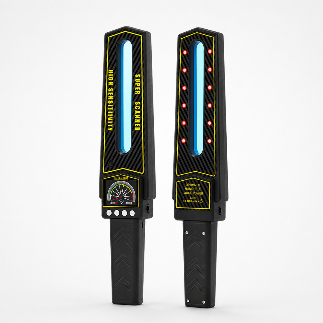 RF Bug Detector Scanner | Hidden Camera and Tracker Finder with LED display and magnetic field detection for privacy protection