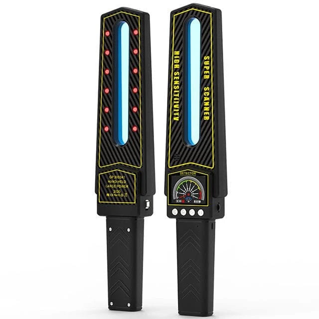 RF Bug Detector Scanner | Hidden Camera and Tracker Finder with LED display and magnetic field detection for privacy protection