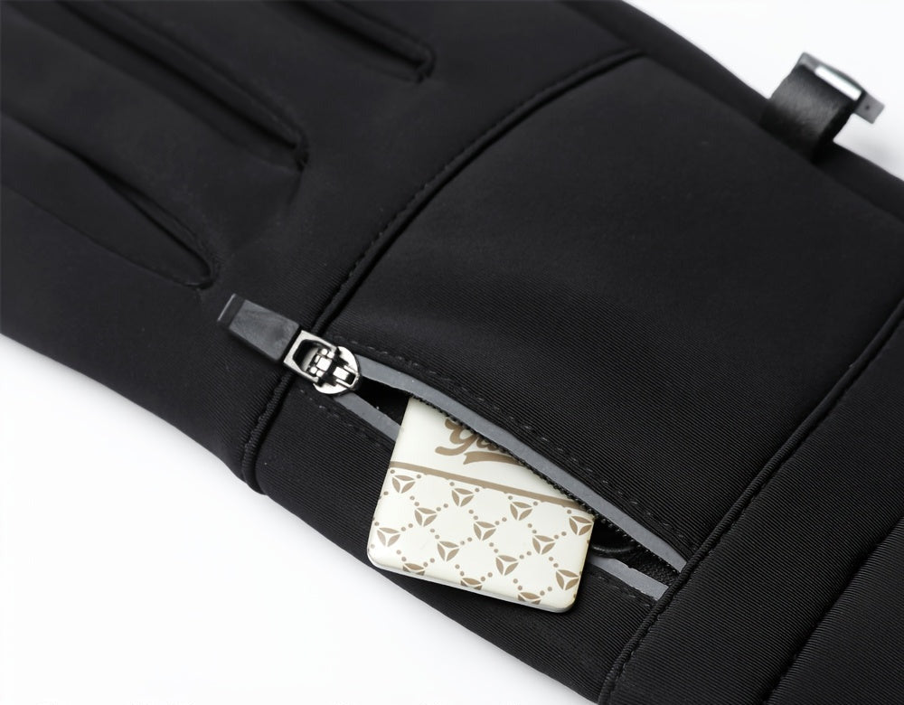 Windproof touchscreen winter gloves