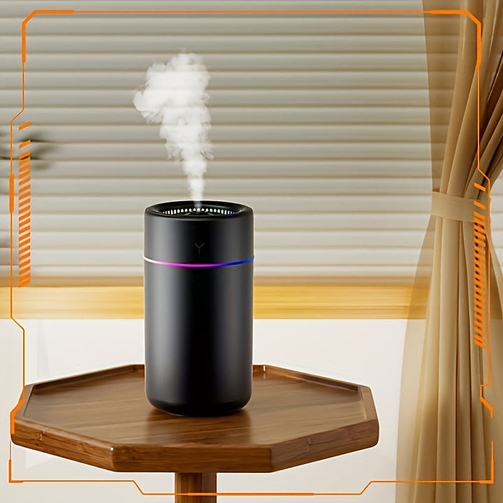 USB desk humidifier with colour changing ambient light