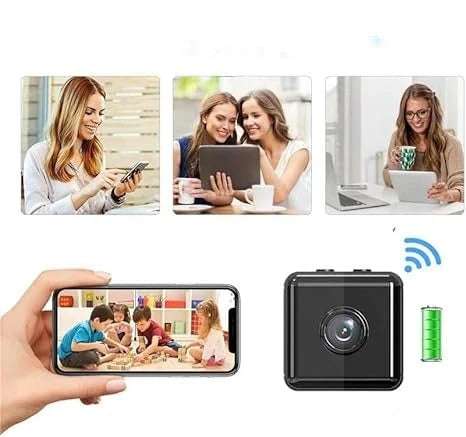 1080P wireless WiFi security camera weather-resistant housing suitable for indoor and outdoor surveillance installation