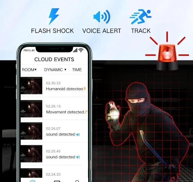 Wireless security camera demonstrating easy installation and straightforward setup process via mobile app