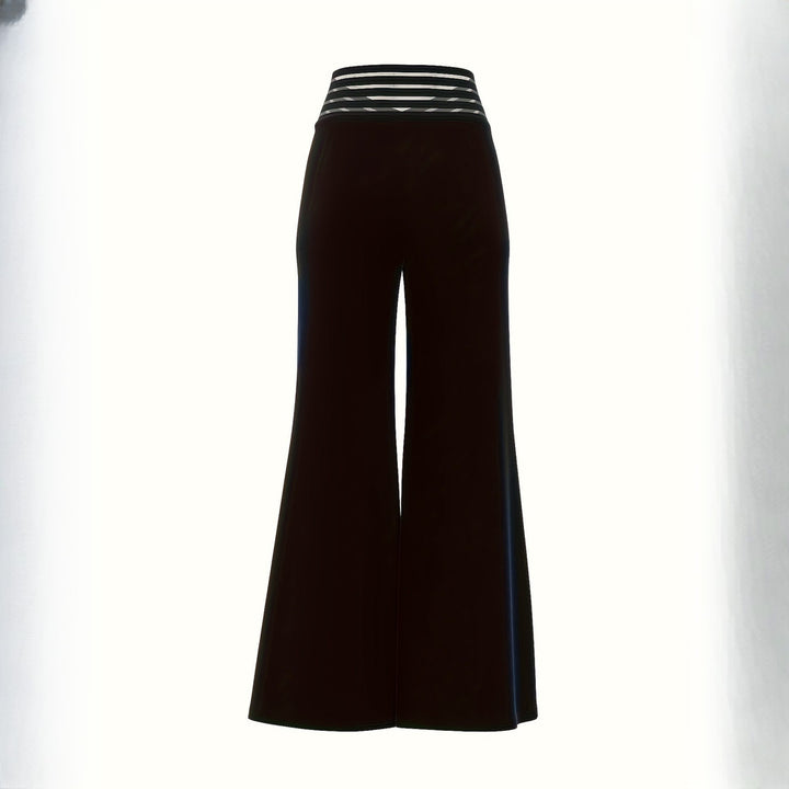 Women's wide-leg palazzo trousers, full-length view